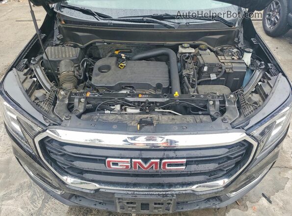 3GKALMEG6RL315849 2024 GMC TERRAIN Black Vista del compartimento del motor