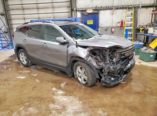 3GKALMEG7PL215238 2023 GMC TERRAIN Gray Przód prawy
