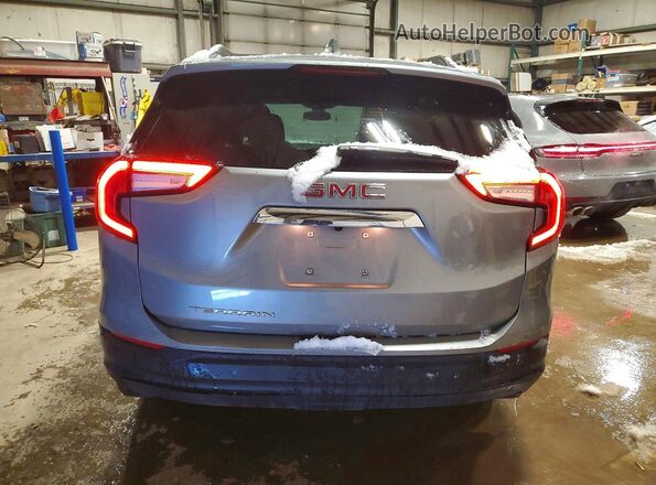 3GKALMEG7PL215238 2023 GMC TERRAIN Gray Widok z tyłu