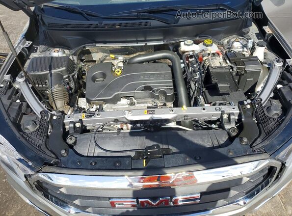 3GKALMEG7PL239037 2023 GMC TERRAIN Gray Engine compartment view