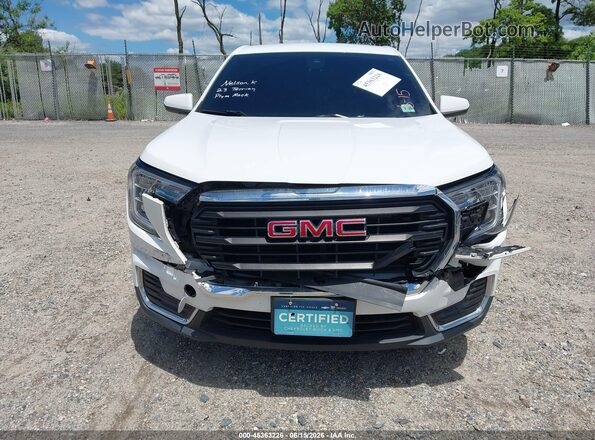 3GKALMEG8PL102740 2023 GMC TERRAIN White Вид щитка приладів