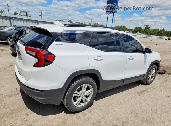 3GKALMEG9PL118977 2023 GMC TERRAIN White Trasero derecho