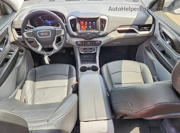 3GKALMEG9PL118977 2023 GMC TERRAIN White Vista del salpicadero