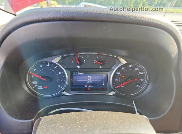 3GKALMEG9PL120759 2023 GMC TERRAIN Red Vista del cuadro de instrumentos