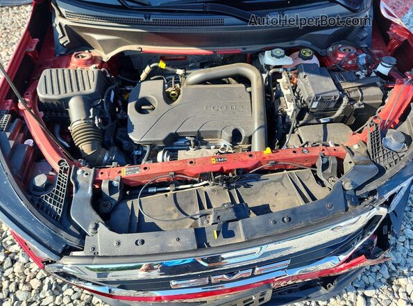 3GKALMEG9PL120759 2023 GMC TERRAIN Red Vista del compartimento del motor