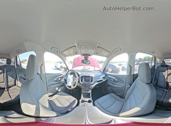 3GKALMEG9PL120759 2023 GMC TERRAIN Red Vista interior de 360 grados