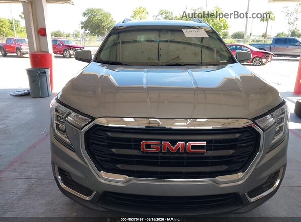 3GKALMEG9PL268345 2023 GMC TERRAIN Gray Rear interior view