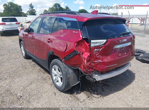 3GKALMEG9PL269981 2023 GMC TERRAIN Бордовый Задняя левая четверть
