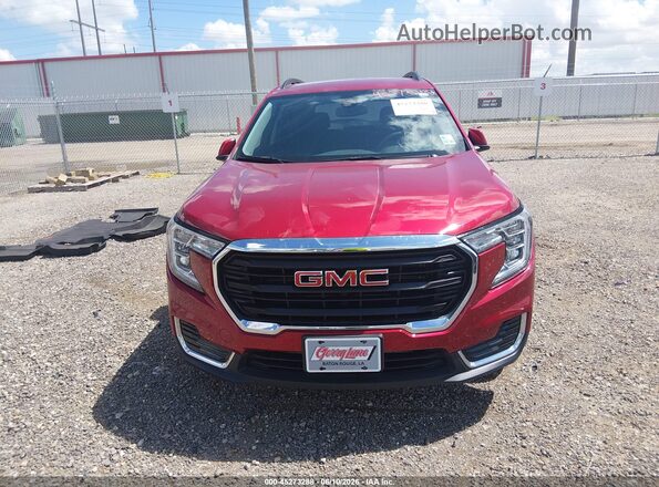 3GKALMEG9PL269981 2023 GMC TERRAIN Бордовый Вид задней части салона