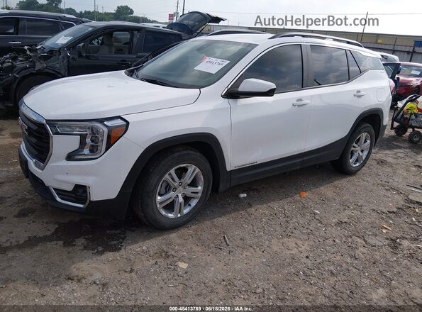 3GKALMEG9RL383739 2024 GMC TERRAIN Белый Передняя левая четверть