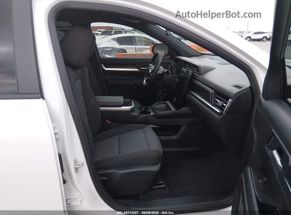 3GKALMEG9SL294761 2025 GMC TERRAIN White Widok wnętrza z przodu