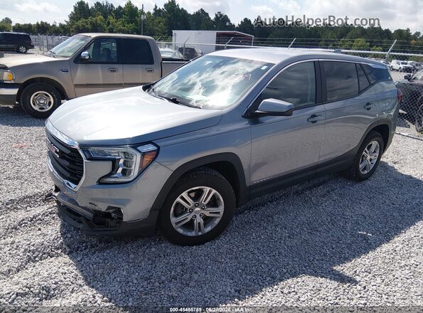 3GKALMEGXRL272147 2024 GMC TERRAIN Серебряный Передняя левая четверть