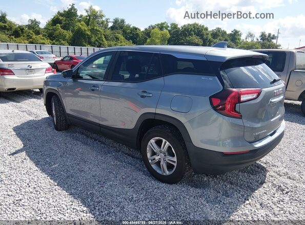 3GKALMEGXRL272147 2024 GMC TERRAIN Серебряный Задняя левая четверть