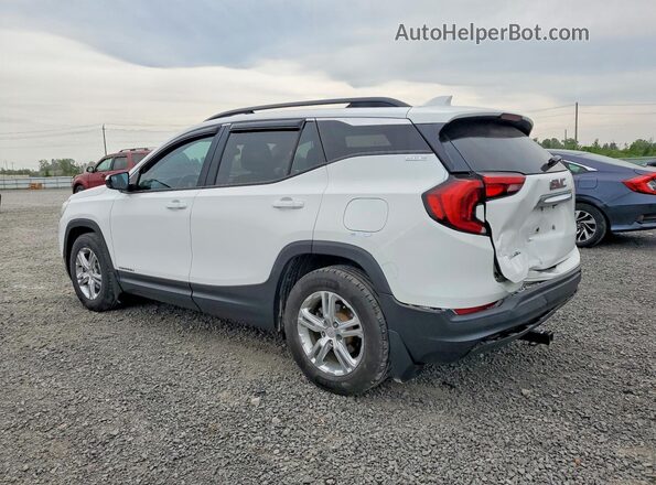 3GKALMEV0JL145586 2018 GMC TERRAIN White Հետևի ձախ