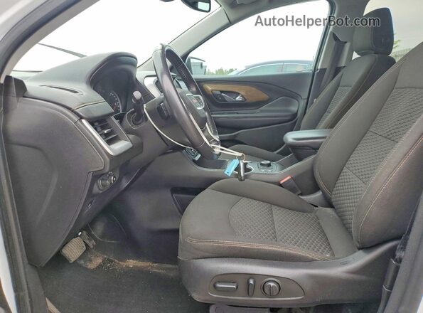 3GKALMEV0JL145586 2018 GMC TERRAIN White Սալոնի դիմացի տեսք