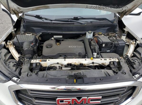 3GKALMEV0JL145586 2018 GMC TERRAIN White Շարժիչի բաժամունքի տեսք