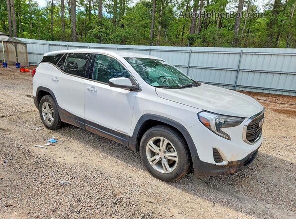 3GKALMEV0JL158063 2018 GMC TERRAIN White Przód prawy