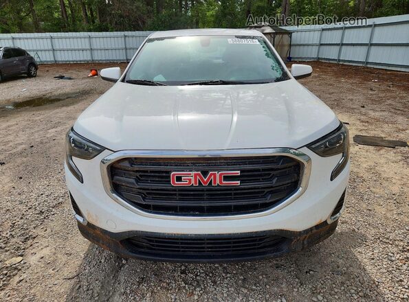 3GKALMEV0JL158063 2018 GMC TERRAIN White Widok z przodu