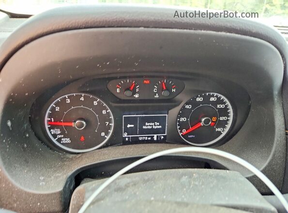3GKALMEV0JL158063 2018 GMC TERRAIN White Widok zestawu wskaźników