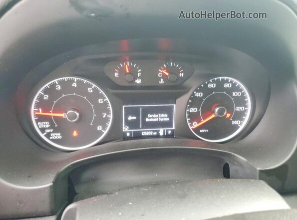 3GKALMEV0JL325554 2018 GMC TERRAIN Серебряный Вид щитка приборов