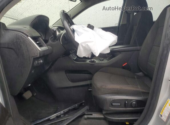 3GKALMEV0JL325554 2018 GMC TERRAIN Серебряный Вид салона спереди