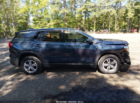 3GKALMEV0JL409972 2018 GMC TERRAIN Dark Blue უკანა სალონის ხედი