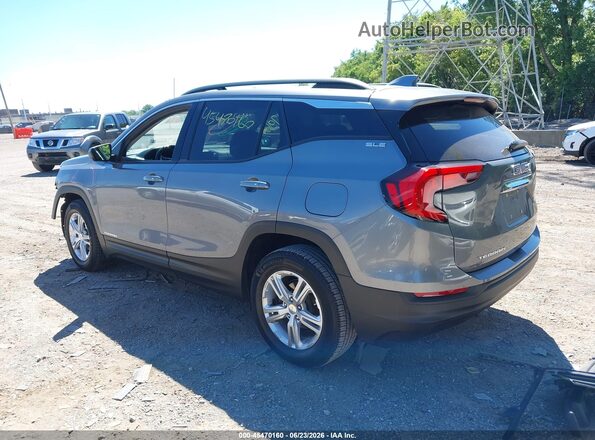 3GKALMEV0KL318749 2019 GMC TERRAIN Gray Задня ліва чверть