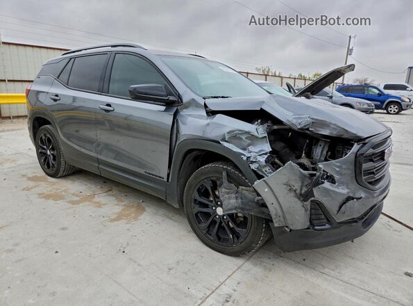 3GKALMEV0KL366672 2019 GMC TERRAIN Gray Առջևի աջ