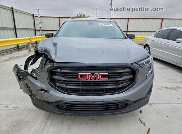 3GKALMEV0KL366672 2019 GMC TERRAIN Gray Դիմացի տեսք