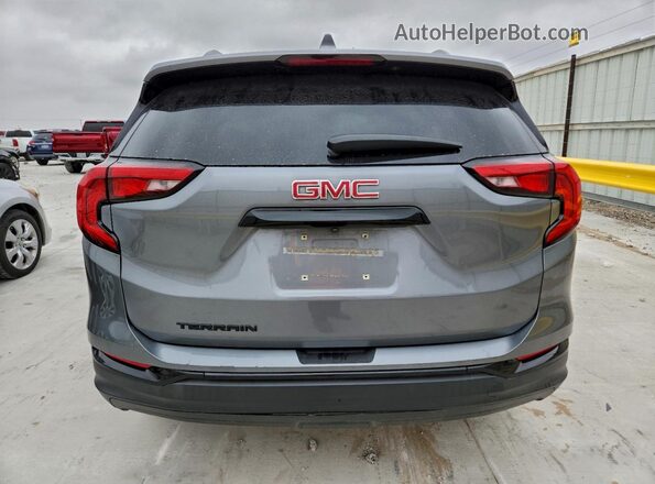 3GKALMEV0KL366672 2019 GMC TERRAIN Gray Հետևի տեսք