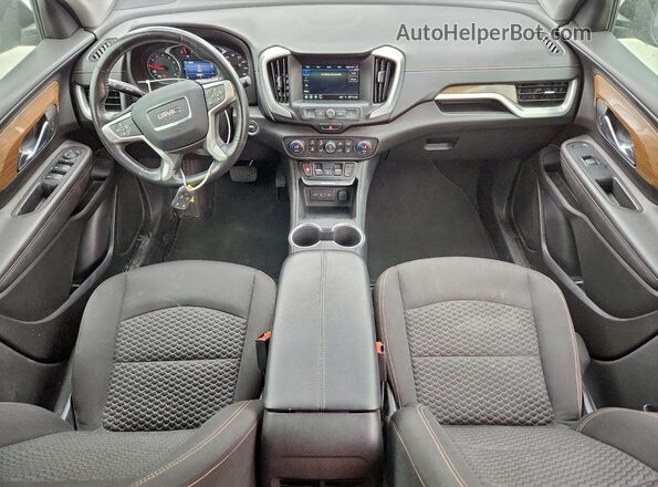 3GKALMEV0KL366672 2019 GMC TERRAIN Gray Առջևի վահանակի տեսք