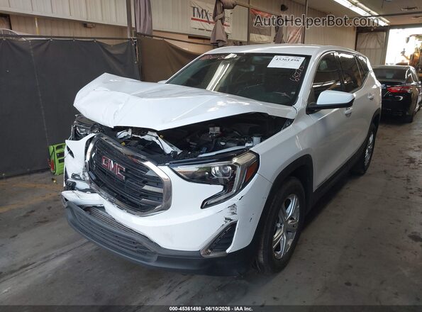 3GKALMEV0LL175125 2020 GMC TERRAIN White წინა მარცხენა ხედი სამი მეოთხედიდან