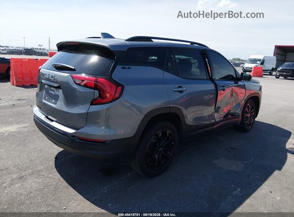 3GKALMEV0ML313747 2021 GMC TERRAIN Gray Задня права чверть