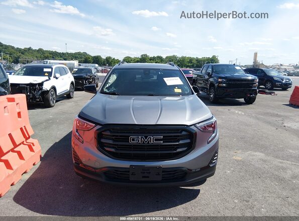 3GKALMEV0ML313747 2021 GMC TERRAIN Gray Вид щитка приладів