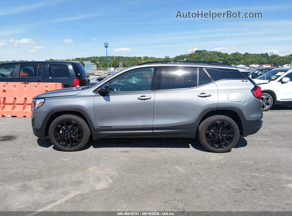 3GKALMEV0ML313747 2021 GMC TERRAIN Gray Панорамний вид салону 360°
