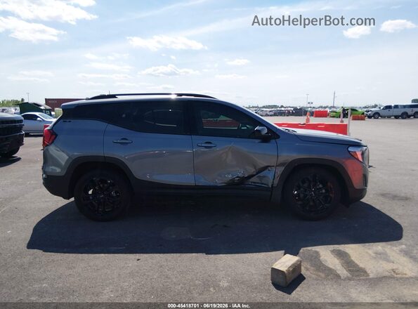 3GKALMEV0ML313747 2021 GMC TERRAIN Gray Вид задньої частини салону