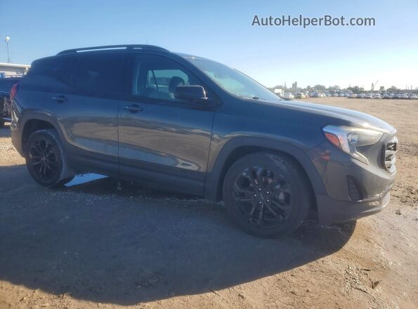 3GKALMEV0ML338390 2021 GMC TERRAIN Серый Передняя правая четверть
