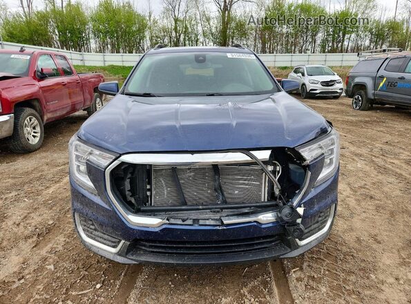 3GKALMEV0NL267368 2022 GMC TERRAIN Blue Widok z przodu
