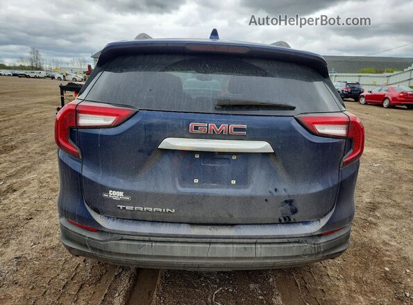 3GKALMEV0NL267368 2022 GMC TERRAIN Blue Widok z tyłu