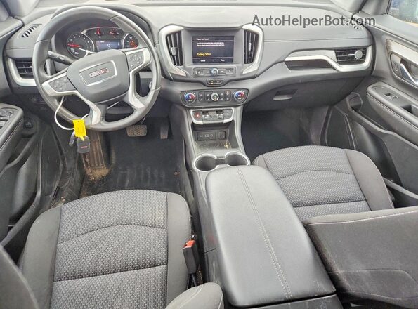 3GKALMEV0NL267368 2022 GMC TERRAIN Blue Widok deski rozdzielczej