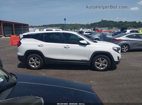 3GKALMEV1JL143586 2018 GMC TERRAIN White Սալոնի հետևի տեսք