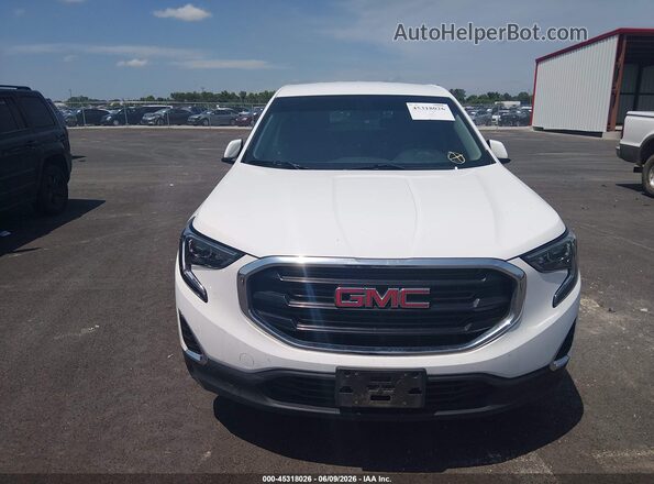 3GKALMEV1JL143586 2018 GMC TERRAIN White Սարքավորումների վահանակի տեսք