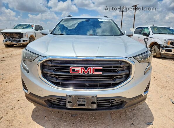 3GKALMEV1JL253036 2018 GMC TERRAIN Silver Vista frontal