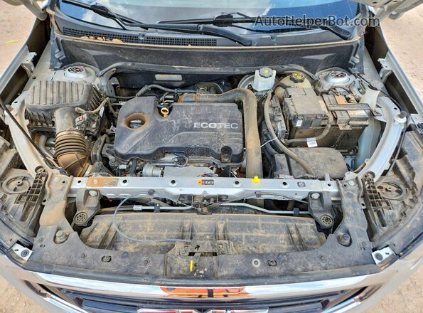 3GKALMEV1JL253036 2018 GMC TERRAIN Silver Vista del compartimento del motor