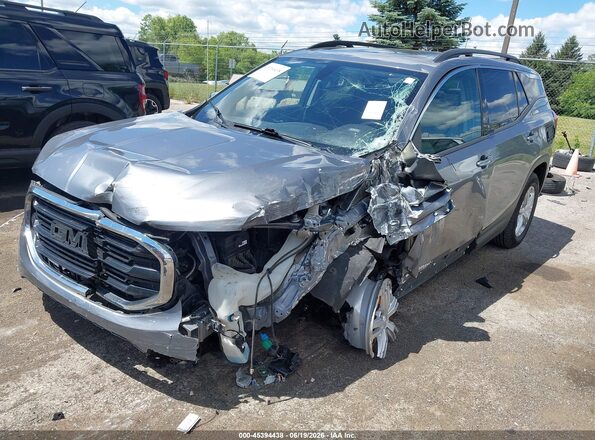 3GKALMEV1KL394741 2019 GMC TERRAIN Gray Передня ліва чверть