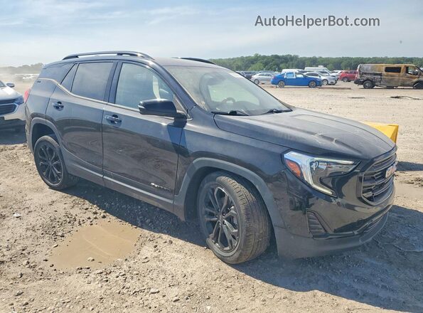 3GKALMEV1ML394676 2021 GMC TERRAIN Черный Передняя правая четверть