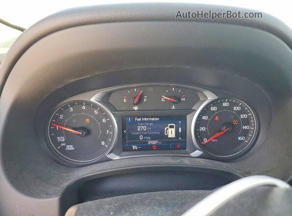 3GKALMEV1ML394676 2021 GMC TERRAIN Черный Вид щитка приборов