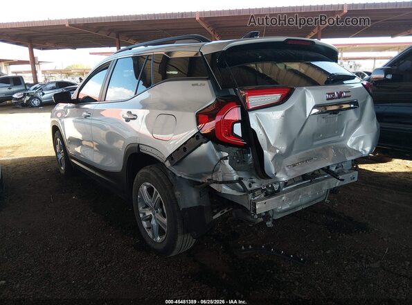 3GKALMEV1NL129578 2022 GMC TERRAIN Silver Rear left