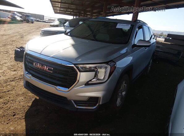 3GKALMEV1NL129578 2022 GMC TERRAIN Silver Front left