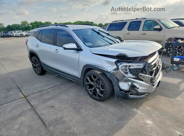 3GKALMEV1NL229650 2022 GMC TERRAIN Silver Delantero derecho
